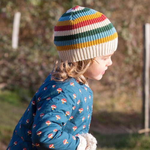 Little Green Radicals Strickmütze bunt gestreift