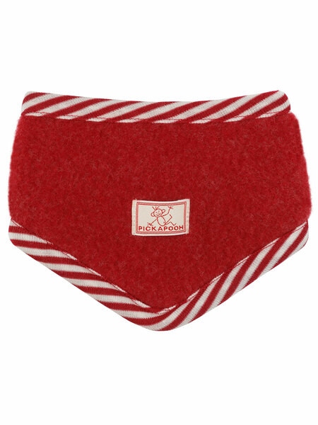 Pickapooh - Wollfleece Halstuch Baby rot