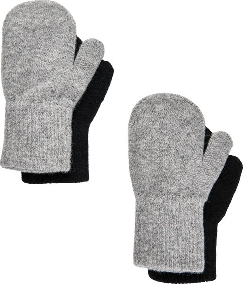 Celavi - Magic Handschuhe Wolle 2-pack Grau