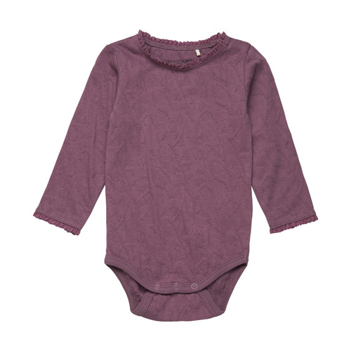 Enfant - Body Langarm Jacquard Flint