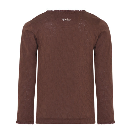 Enfant - Longsleeve Jacquard Chestnut