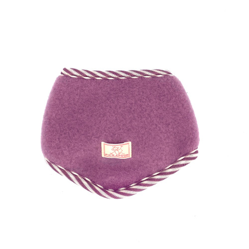 Pickapooh - Wollfleece Halstuch Ringel altrosa
