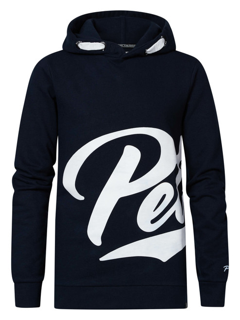 Petrol - Sweater Hoodie mit Print Midnight Navy
