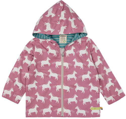 Loud+Proud Wasserabweisende Jacke gefüttert Pferd grape