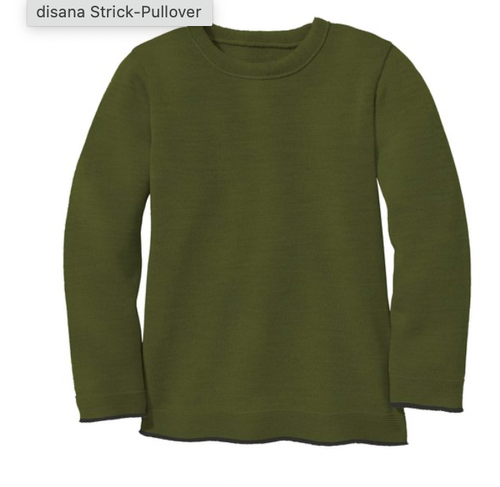 Disana - Strick Pullover oliv