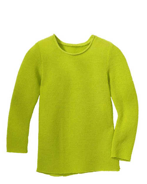 Disana - Langarm-Pullover apfelgrün