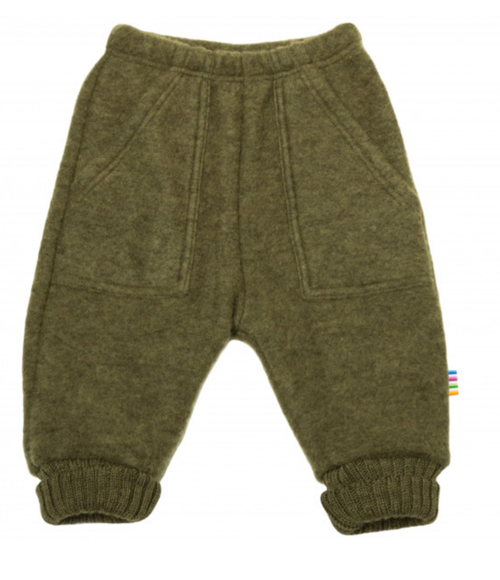 Joha - Wollfleece Baggy Pants grün