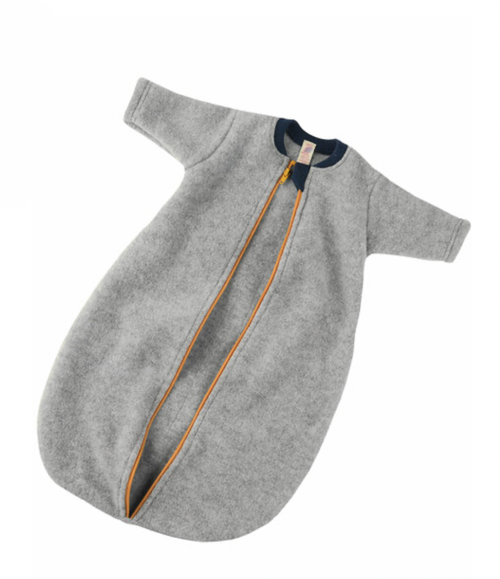 Engel - Baby Schlafsack Wollfleece grau