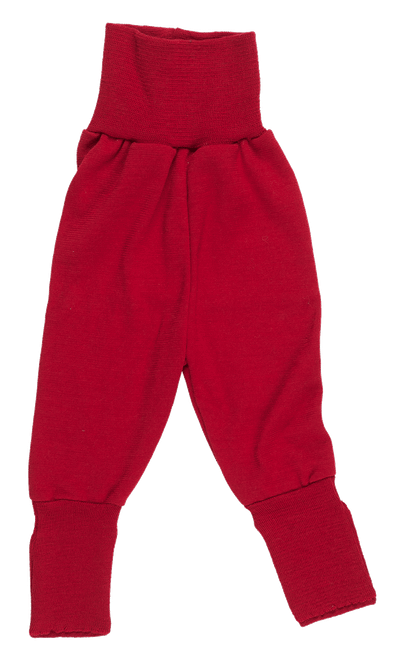 Reiff -Nabelbundhose Wolle-Seide Frottee burgund