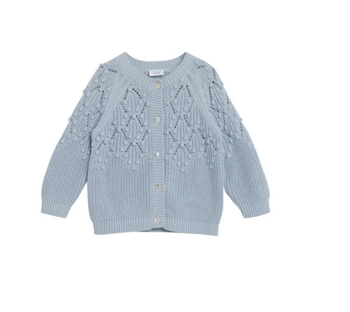 Hust&Claire - Cardigan hellblau Strick