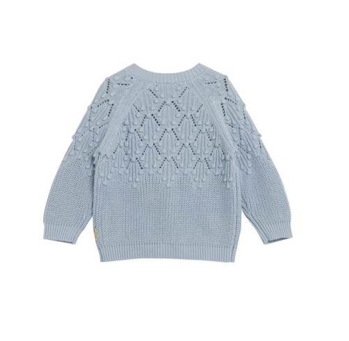 Hust&Claire - Cardigan hellblau Strick
