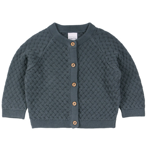 Fred´s World - Knit Weave Cardigan stormy blue