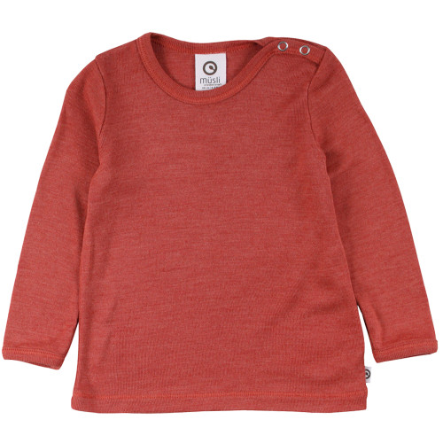 Müsli - Woll Shirt langarm Russet