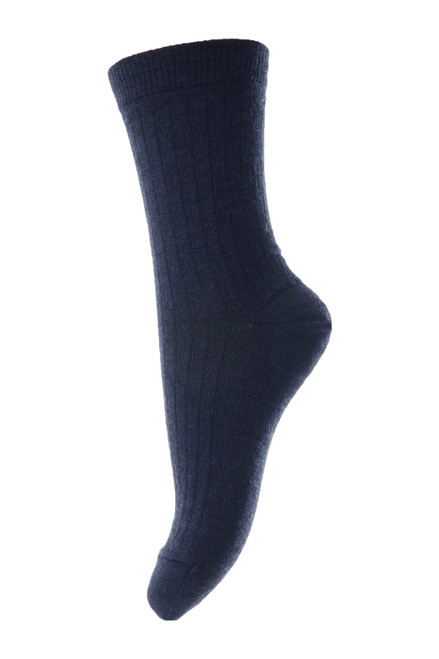 MP - Socke Rippe Navy