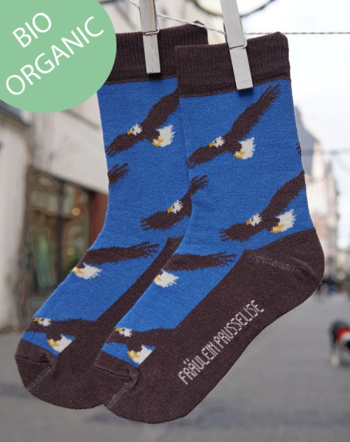 Fräulein Prusselise Socke Adler blau
