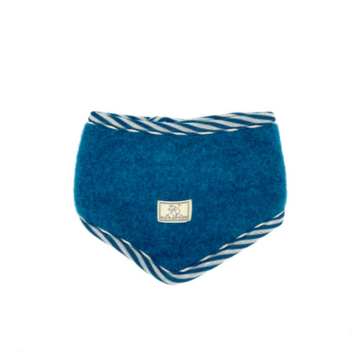 Pickapooh - Wollfleece Halstuch Ringel petrol