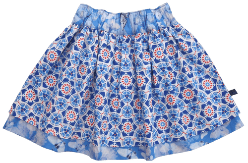 Enfant Terrible - Organic Wenderock Grafik & Schmetterling weite sky blue