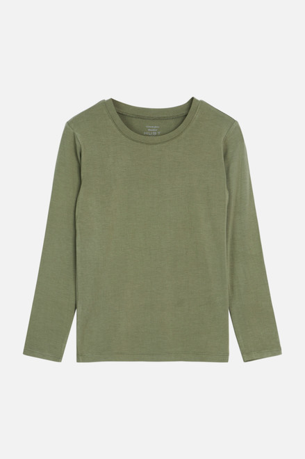 Hust&Claire - Longsleeve Bambusviskose Ausie Turtle Green