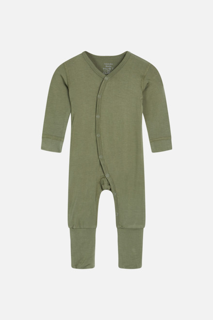 Hust&Claire - Mulle Schlafanzug Einteiler Bambusviskose Turtle Green
