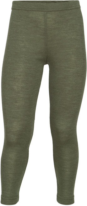 Engel Leggings Wolle Seide oliv