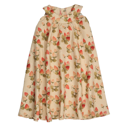 Walkiddy - Strawberry Garden Sommerkleid Musselin mit Hanf