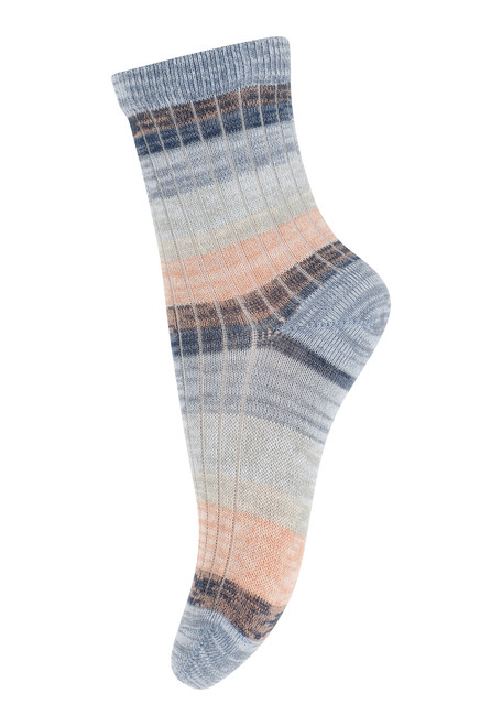 MP Denmark - Jamie Socken Baumwolle Stone Blue