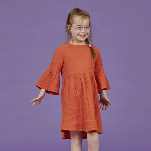 Sense Organics - Kleid Musselin Uma Rusty Red