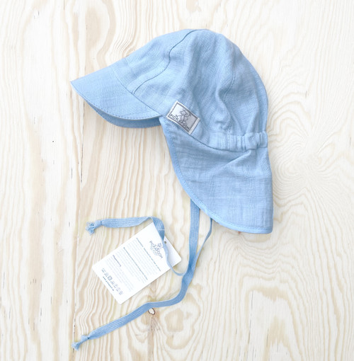Pickapooh - Sommermütze Tony Musselin blau