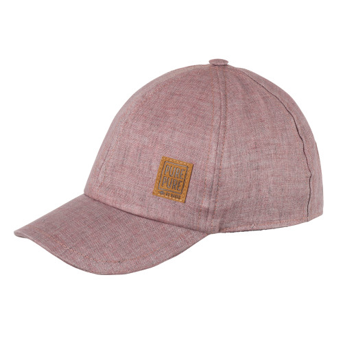 PurePure - Schirm Cap Leinen Grape