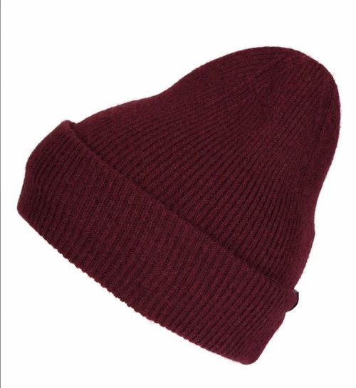 MP Denmark - Strickbeanie Cashmere bordeaux