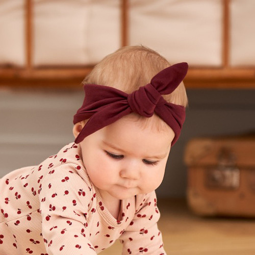 Müsli - Cozy me Haarband Stirnband Jersey Fig