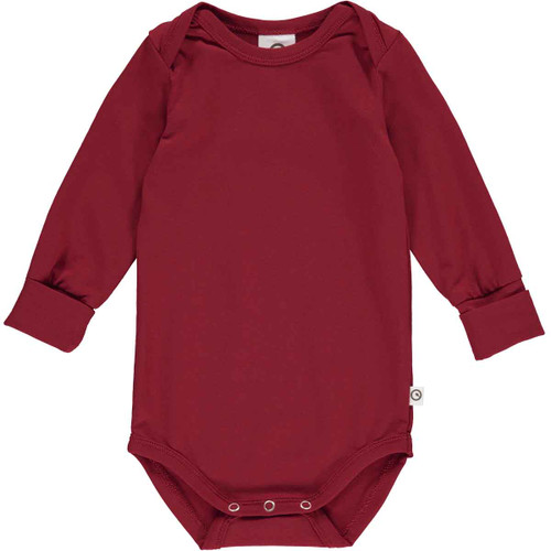 Müsli - Cozy me Langarmbody Berry Red