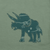 Enfant Terrible - Organic Longsleeve Shirt mit Dinoapplikation Pistachio