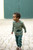 Enfant Terrible - Organic Longsleeve Shirt mit Dinoapplikation Pistachio