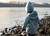 Pure Pure - Kids Hoodie Fleece Merinowolle Storm Blue