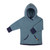 Pure Pure - Kids Hoodie Fleece Merinowolle Storm Blue