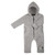 Pure Pure - Wollfleece Overall mit Reißverschluss Merinowolle Moonrock