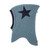 Pure Pure - Schlupfmütze Wollfleece Merinowolle mit Stern Storm Blue