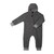 Pure Pure - Wollwalk Overall mit Zipper Grau Melange