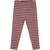 The New - Organic Leggings Rippe Streifen Nostalgia Rose