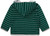 Loud+Proud - Organic Zipper Jacke Ringel Bottle Green