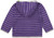 Loud+Proud - Organic Zipper Jacke Ringel Violet