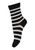 MP Denmark - Socken Merinowolle Dünn Rippe Elis Socks Black