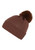MP Denmark - Oslo Beanie Fake Fur Merinowolle Soft Brown