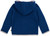 Loud+Proud - Organic Wollfleece Jacke mit Zipper Ultramarin