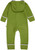 Loud+Proud - Organic Wollfleece Overall mit Zipper Grasgrün