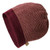 Disana - Organic Strickbeanie Merinowolle Cassis-Rosé