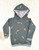 Kiezkinder - Alpenfleece Hoodie Fuchs graugrün