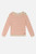 Hust&Claire - Strickpullover Pos Bambusviskose Streifen Natur-rosa
