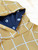 Hoodie Jacquard Gelb Karo